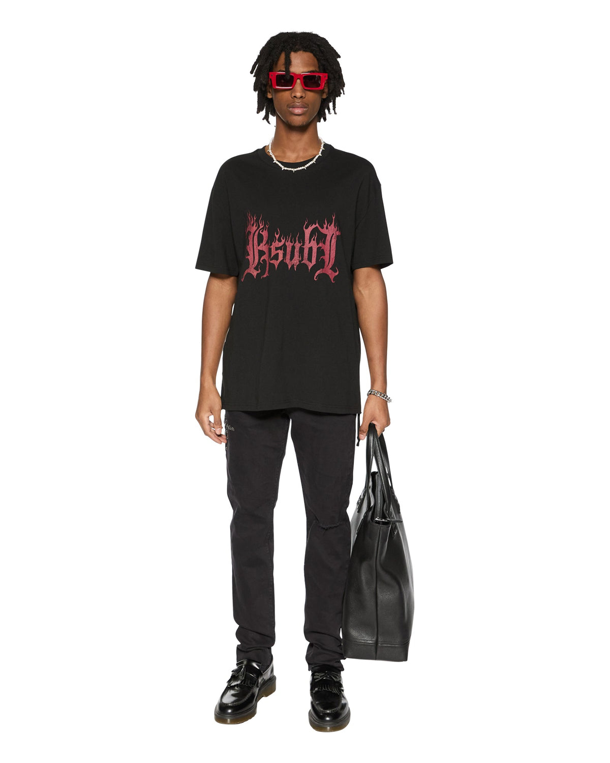 Mens Chitch Replica Slim Denim Jeans - Black