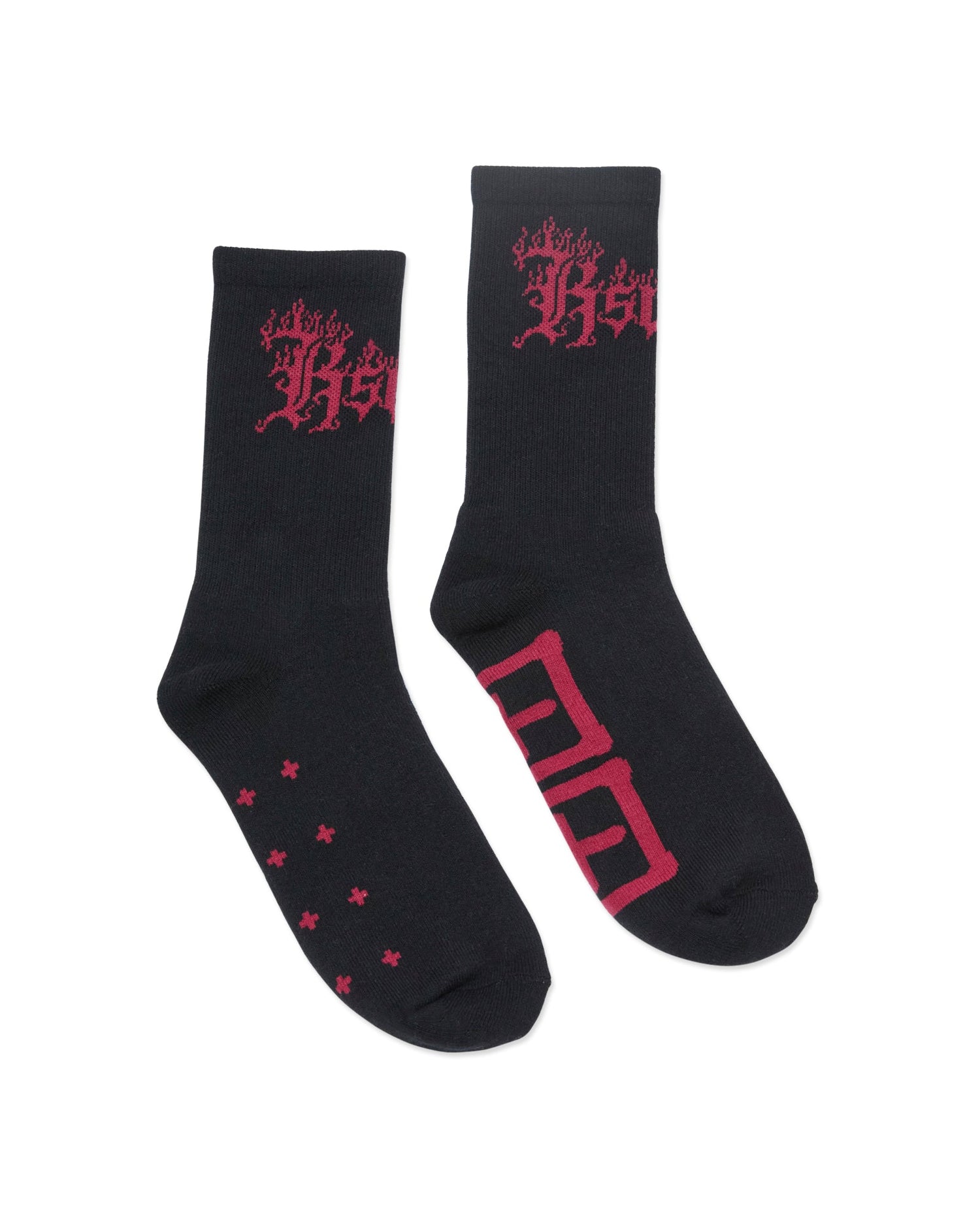 FUEGO KSOCKS BLACK RED