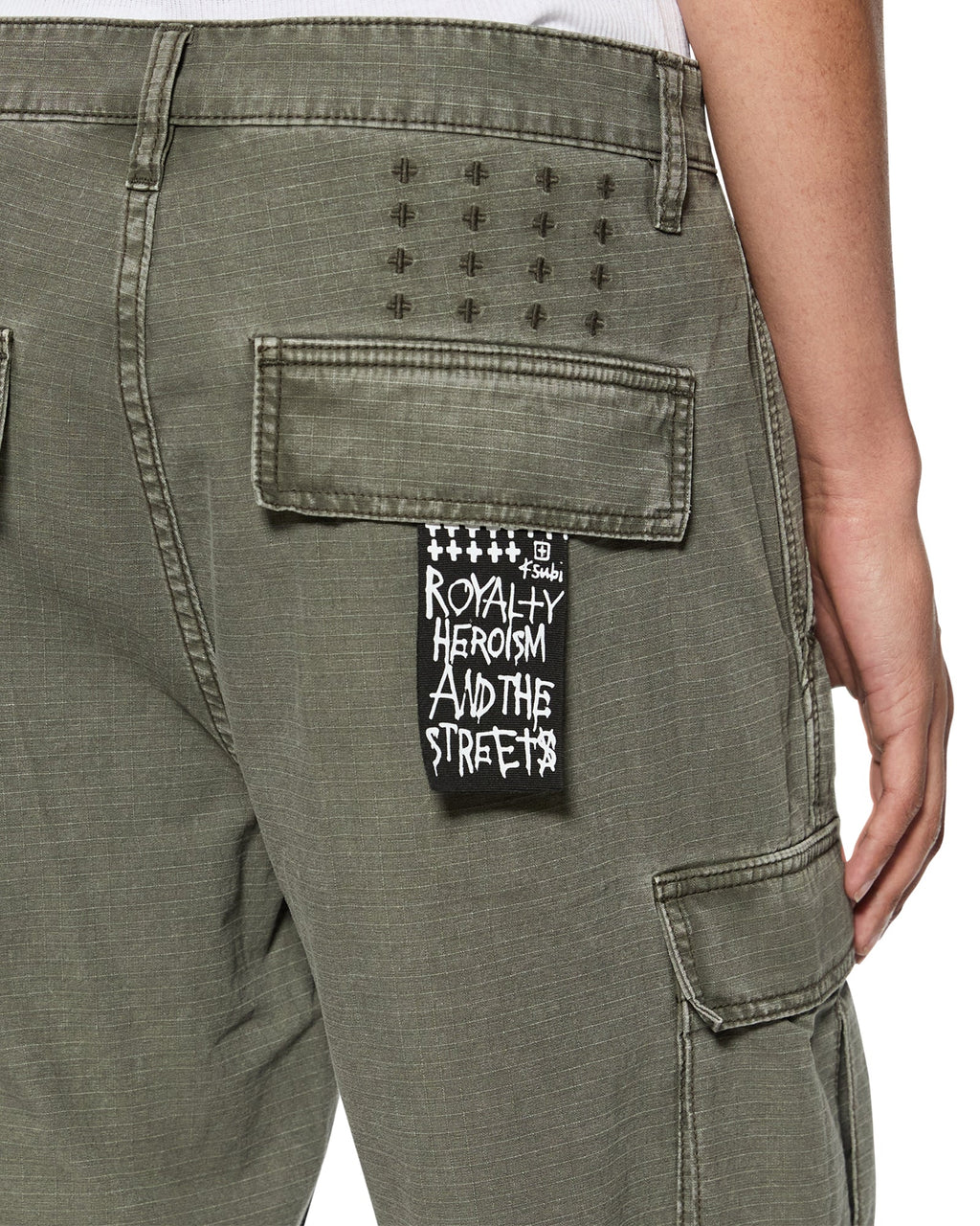 Mens Fugitive Cargo Short Forest Relaxed Walkshorts - Green