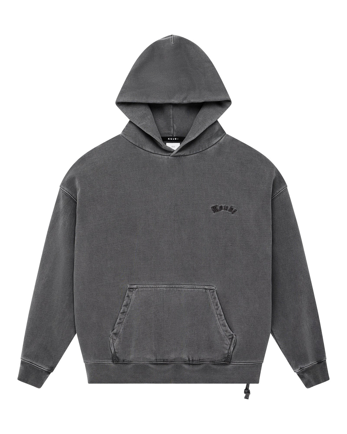MENS THORNED EKCESS HOODIE CHARCOAL FLEECE