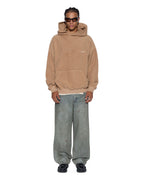 Mens 1999 Ekcess Hoodie Elk Oversized Fleece - Brown