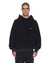 MENS  1999 EKCESS HOODIE JET BLACK OVERSIZED FLEECE