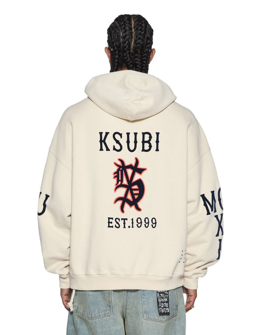 MENS BOLTER EKCESS HOODIE ECRU FLEECE