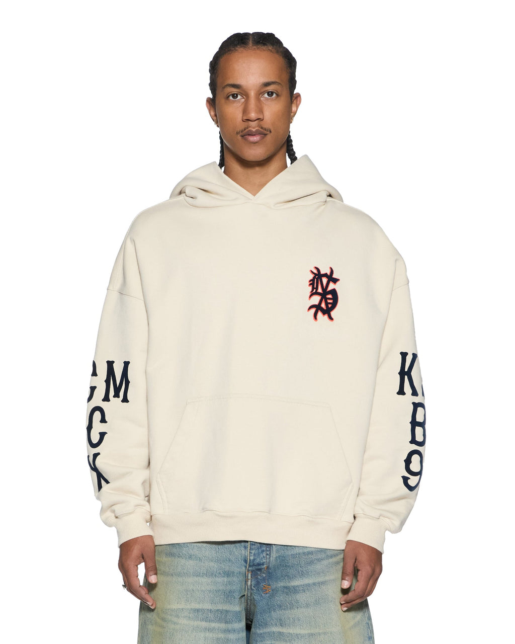 MENS BOLTER EKCESS HOODIE ECRU FLEECE
