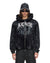 MENS  KSUBI X ALICE HOLLYWOOD GRAPHIC ZIP HOODIE BLACK JACKETS