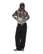 WOMENS MOWALOLA ZIP HOODIE CHEETAH FLEECE