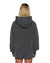 WOMENS  ORIGIN HOODIE CHARCOAL OVERSIZED FLEECE