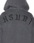 MENS  SERPENT EKCESS HOODIE FADED BLACK OVERSIZED FLEECE