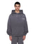 MENS  STATE EKCESS HOODIE CHARCOAL FADE OVERSIZED FLEECE