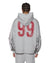 STINGER EKCESS ZIP HOODIE GREY MARLE