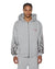 STINGER EKCESS ZIP HOODIE GREY MARLE