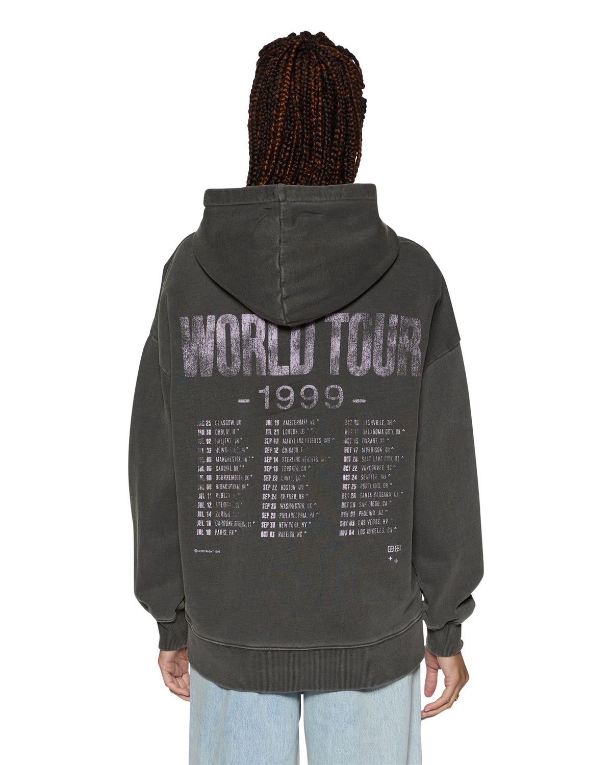 WORLD TOUR OH G HOODIE CHARCOAL