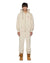 ZIPPED DENIM HOODIE ECRU