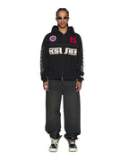 MENS ZOOM EKCESS ZIP HOODIE JET BLACK FLEECE
