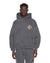 MENS  KREST EKCESS HOODIE CHARCOAL OVERSIZED FLEECE