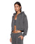 WOMENS  SOTT ORIGIN HOODIE CHARCOAL REGULAR FLEECE