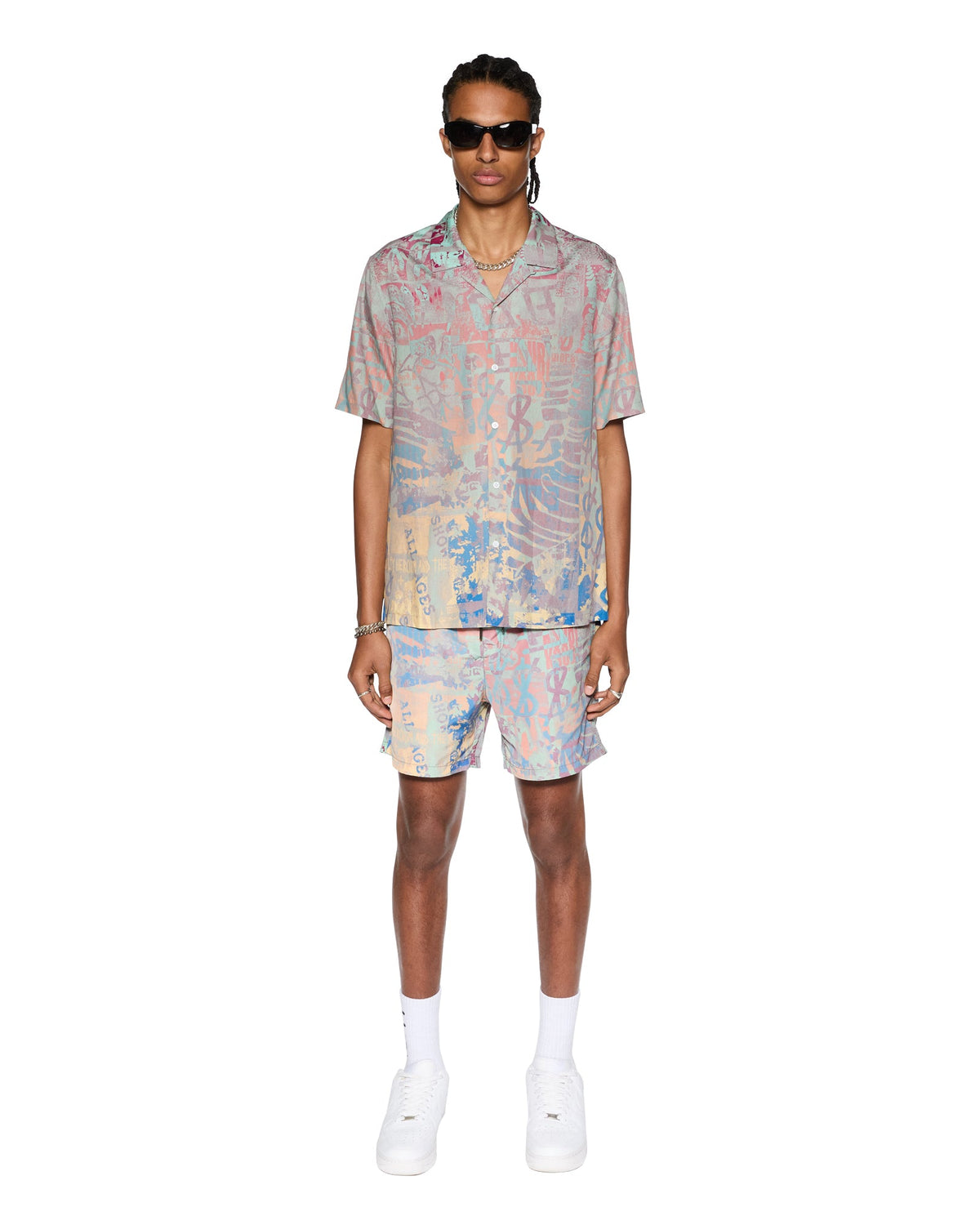 Mens Ikon Mania Boardshort Multi Regular Walkshorts - Multi Colour