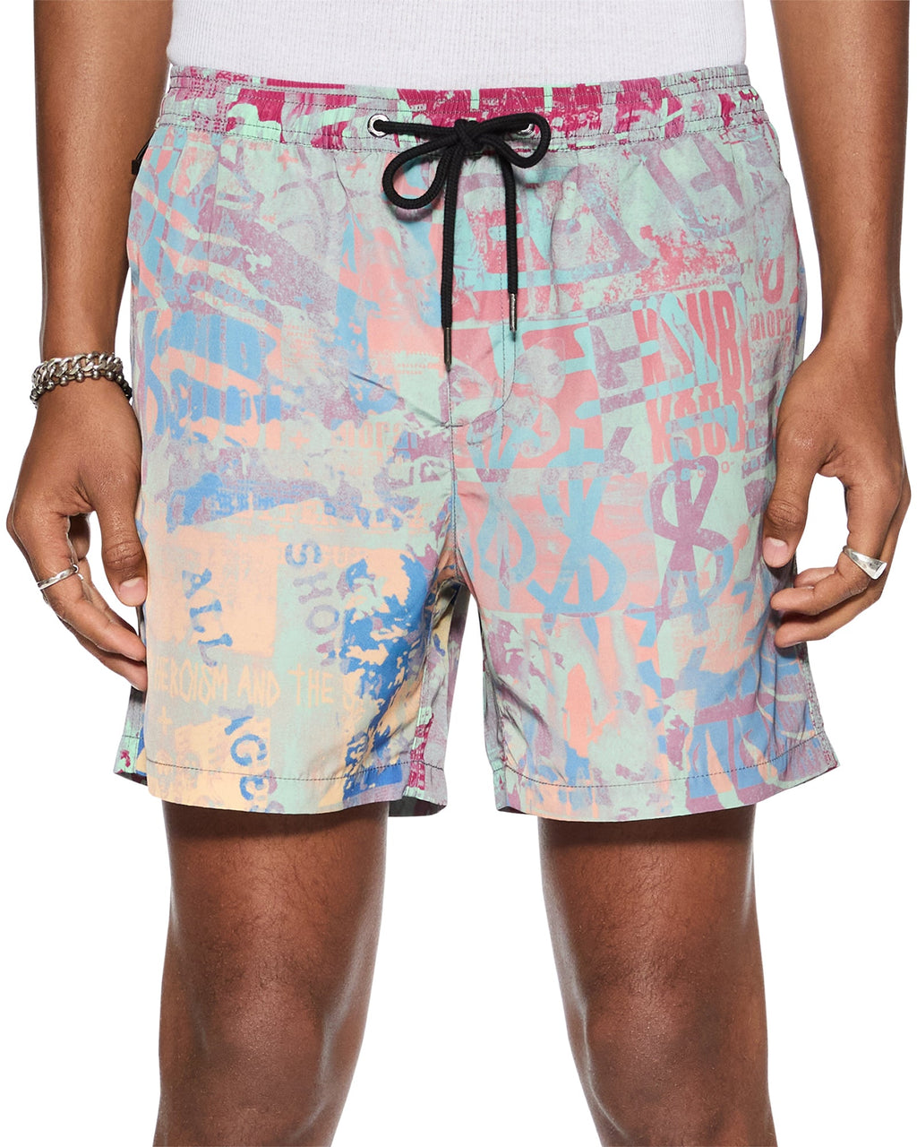 Mens Ikon Mania Boardshort Multi Regular Walkshorts - Multi Colour