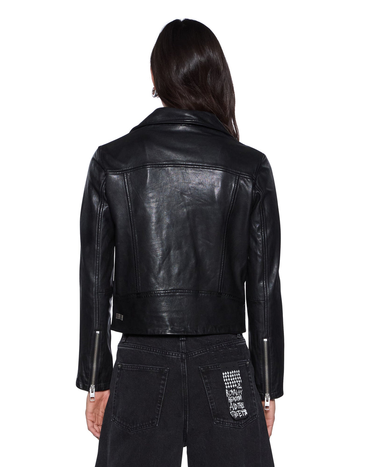 AMPLIFY LEATHER JACKET BLACK