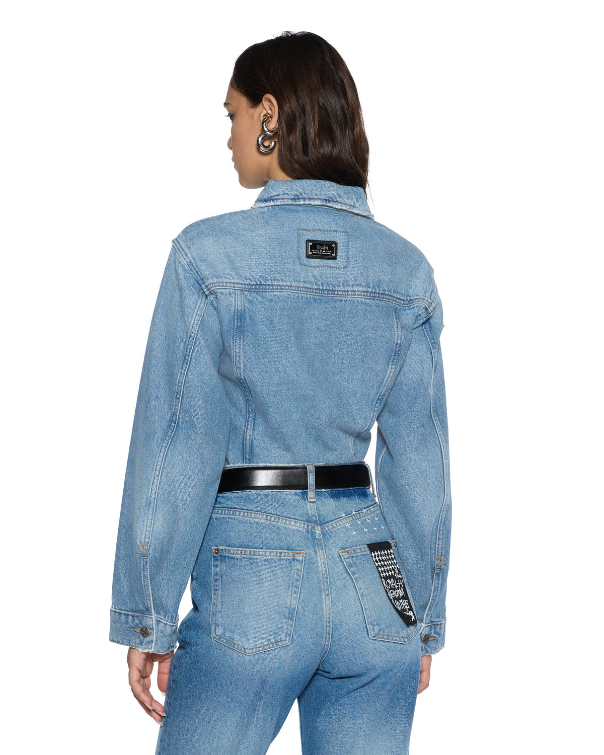WOMENS CINCHED JACKET CROP TRU VINTAGE JACKETS