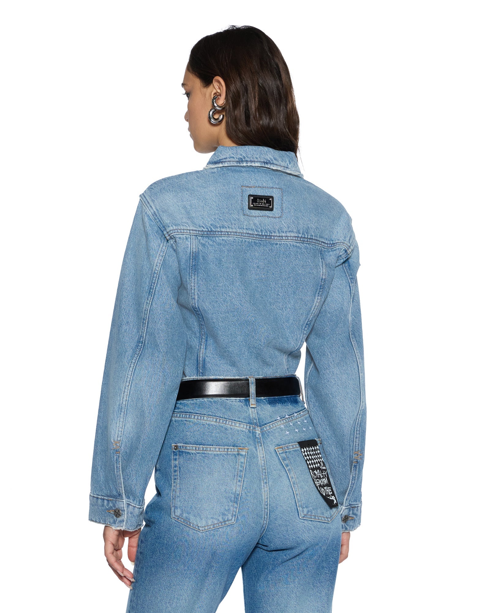 WOMENS  CINCHED JACKET CROP TRU VINTAGE FITTED JACKETS