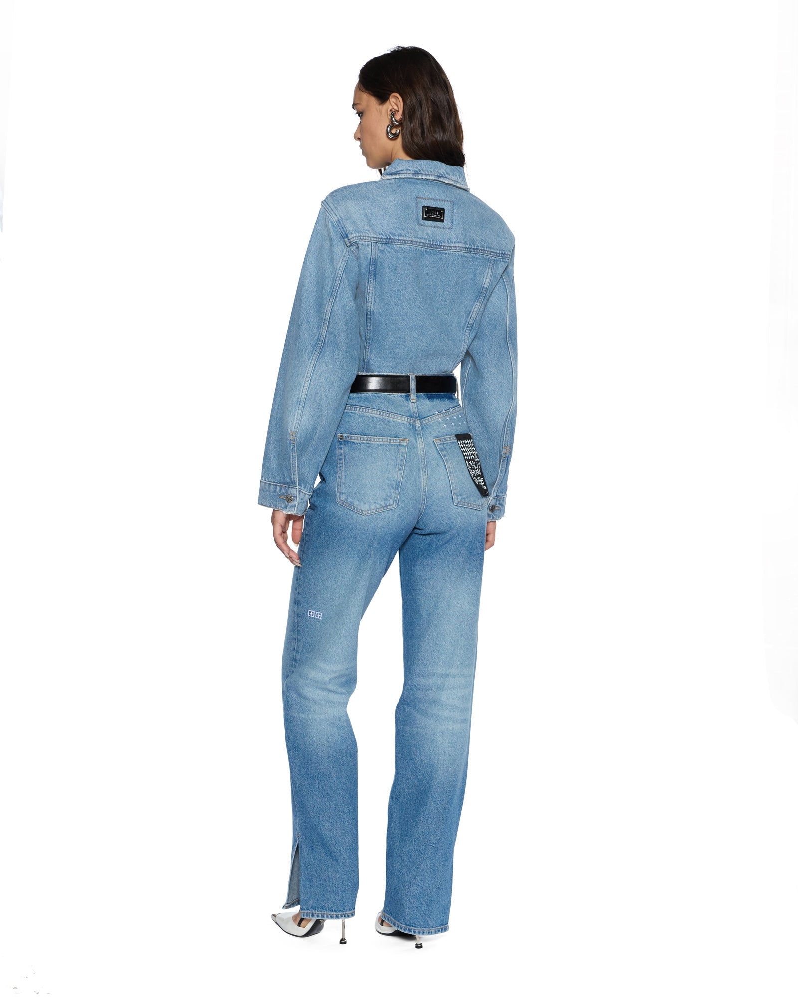 WOMENS  CINCHED JACKET CROP TRU VINTAGE FITTED JACKETS