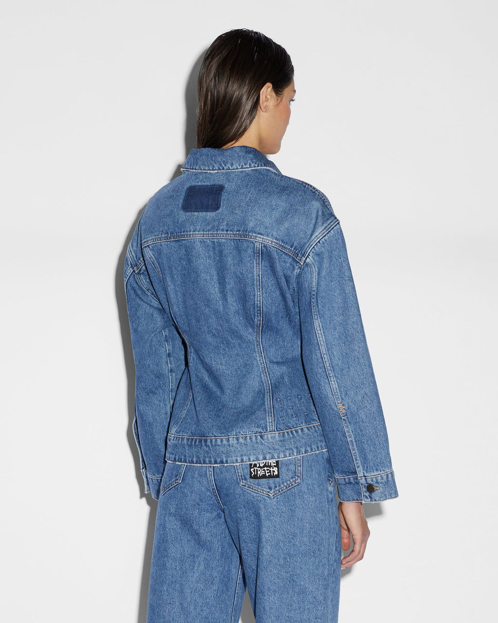 Womens Cinched Jacket Heritage Slim Jackets - Denim