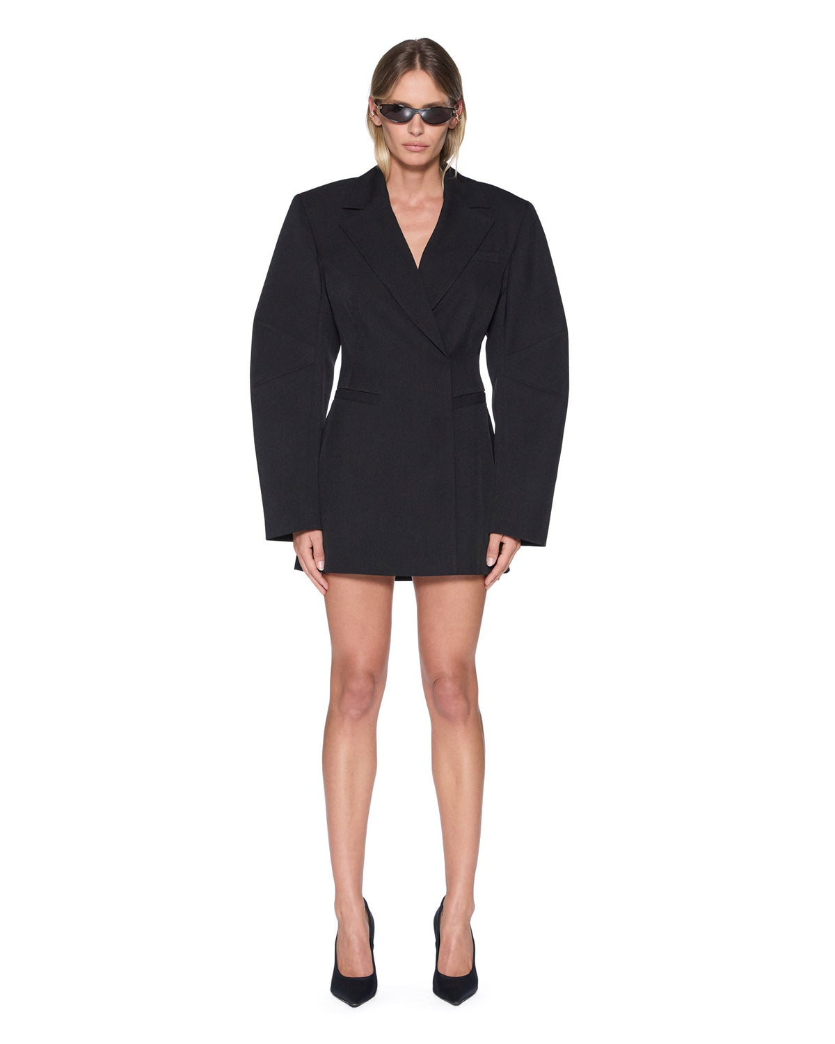 Womens Dare Blazer Dress Black Fitted Dresses - Black