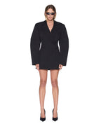 Womens Dare Blazer Dress Black Fitted Dresses - Black