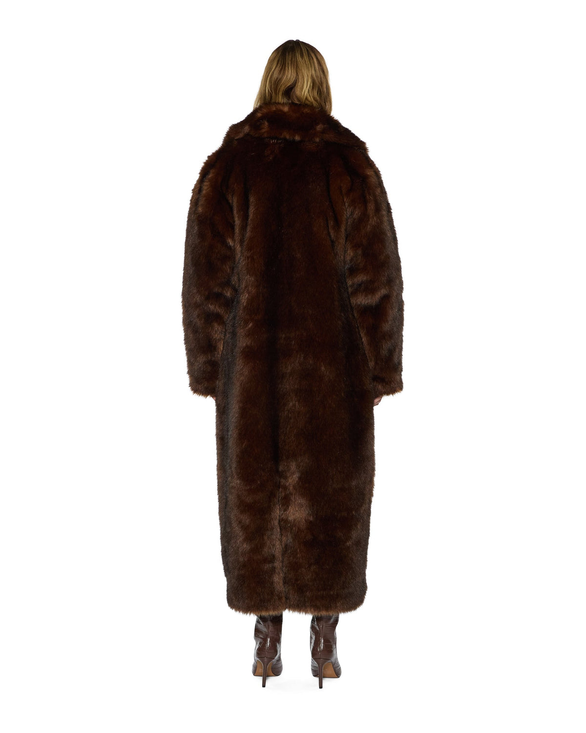 ALTON FAUX FUR JACKET TAWNY