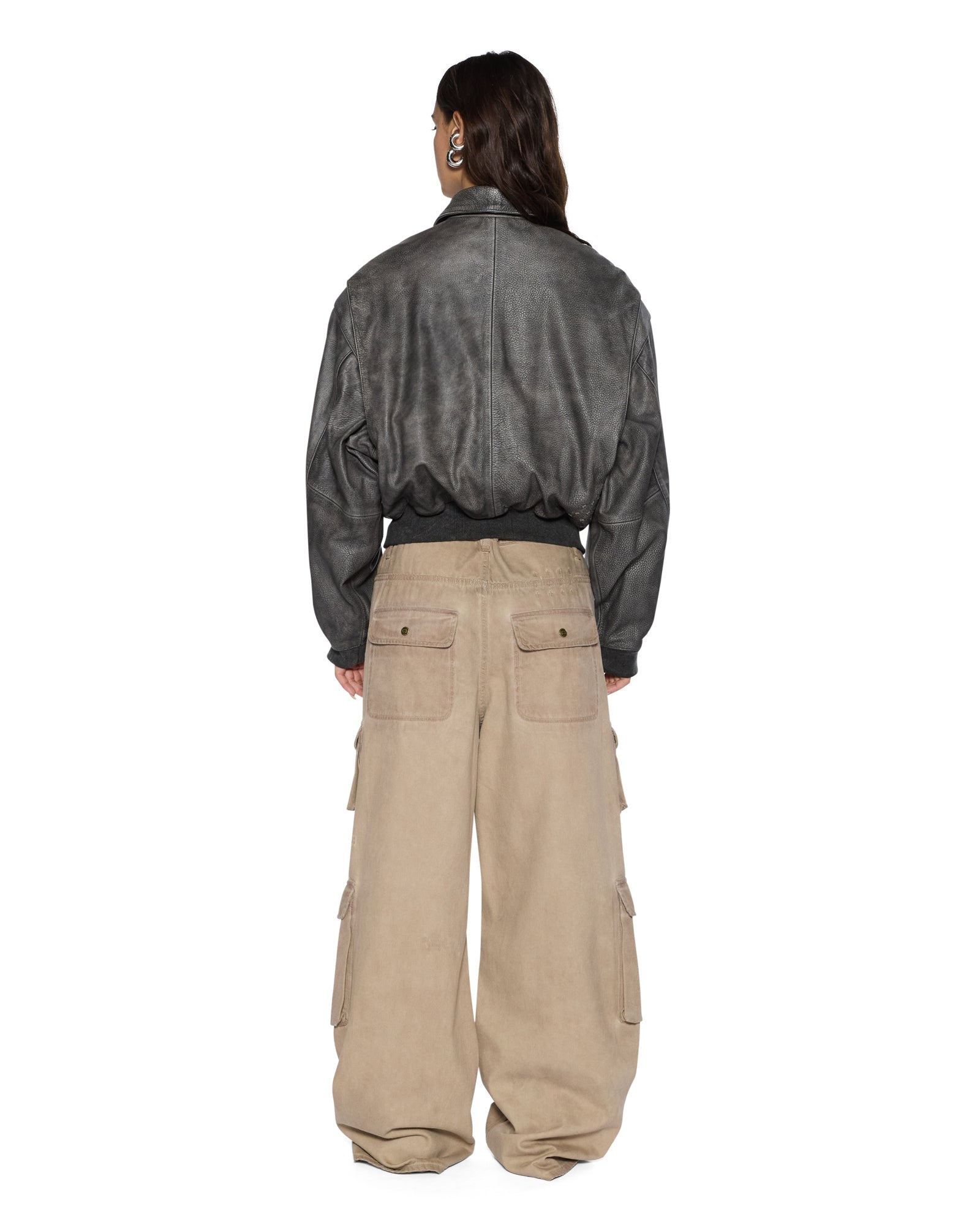 WOMENS  HIGHWAY BOMBER VINTAGE BLACK REGULAR JACKETS