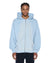 MENS  INTRUDER EKCESS ZIP THRU HOOD ICE MIST OVERSIZED FLEECE