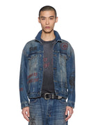 Mens Oh G Jacket Billy Blue Skool Oversized Jackets - Denim