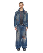 Mens Oh G Jacket Billy Blue Skool Oversized Jackets - Denim