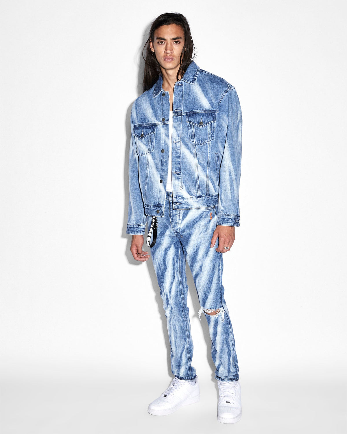Mens Oh G Jacket Kaos Oversized Jackets - Denim