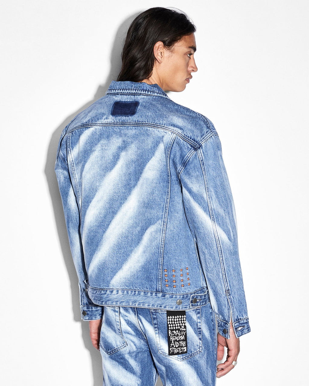 Mens Oh G Jacket Kaos Oversized Jackets - Denim
