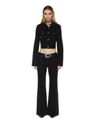 WOMENS SOHO LO JET BLACK DENIM JEANS