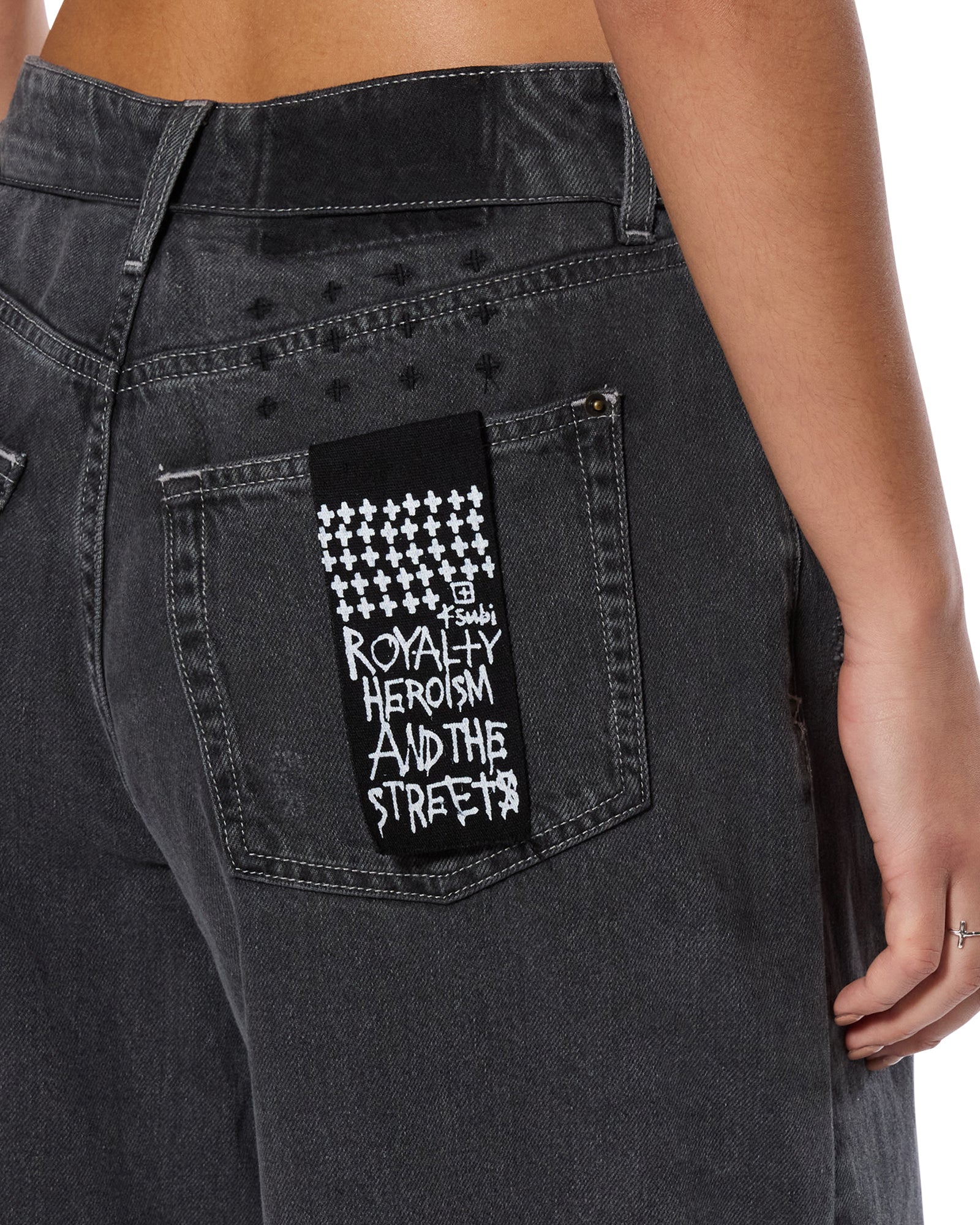 WOMENS  BAGGY JEAN SHADE BAGGY DENIM JEANS