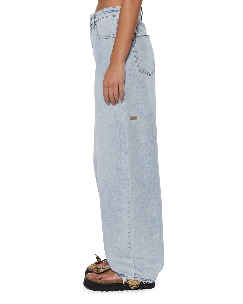 WOMENS BARREL JEAN STATIK DENIM JEANS