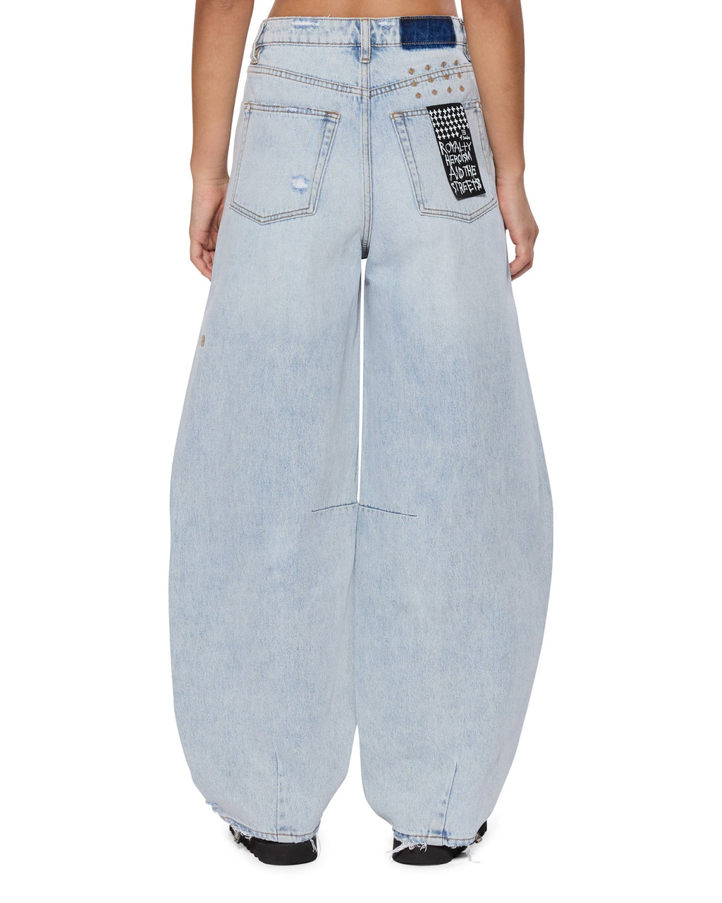 WOMENS BARREL JEAN STATIK DENIM JEANS