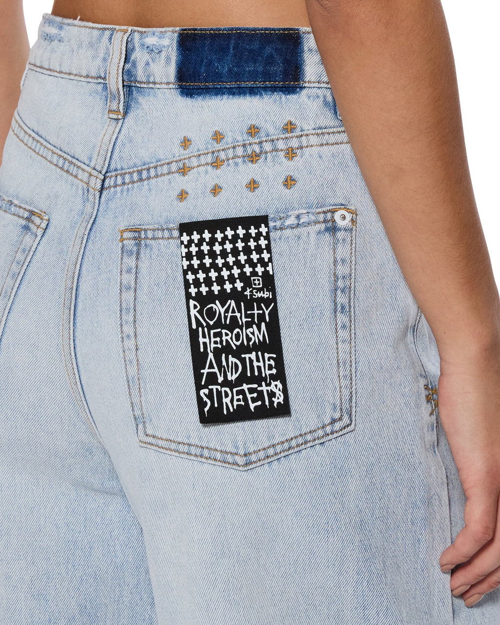 WOMENS BARREL JEAN STATIK DENIM JEANS