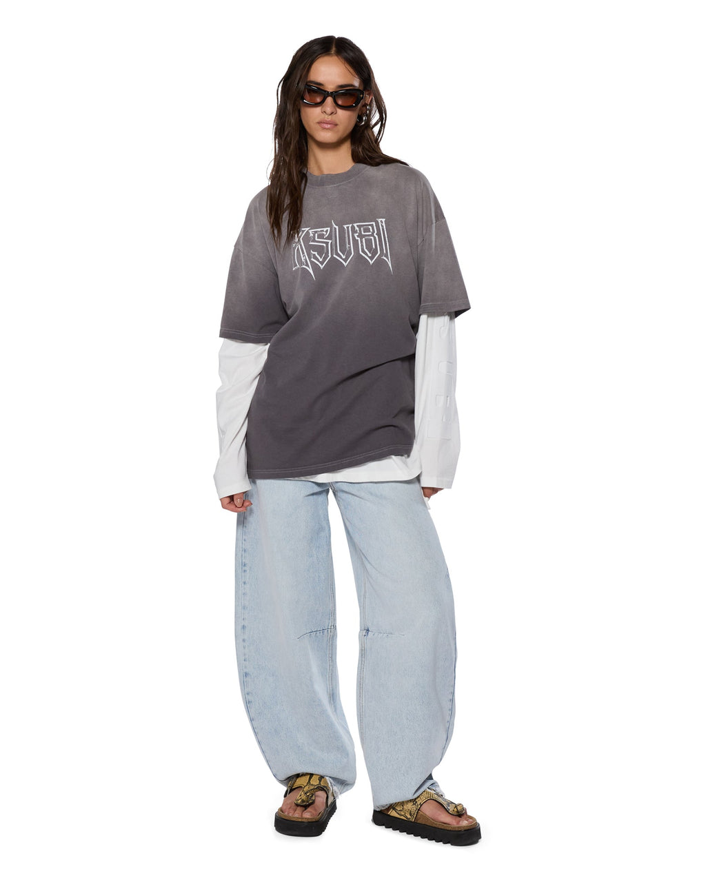 WOMENS BARREL JEAN STATIK DENIM JEANS