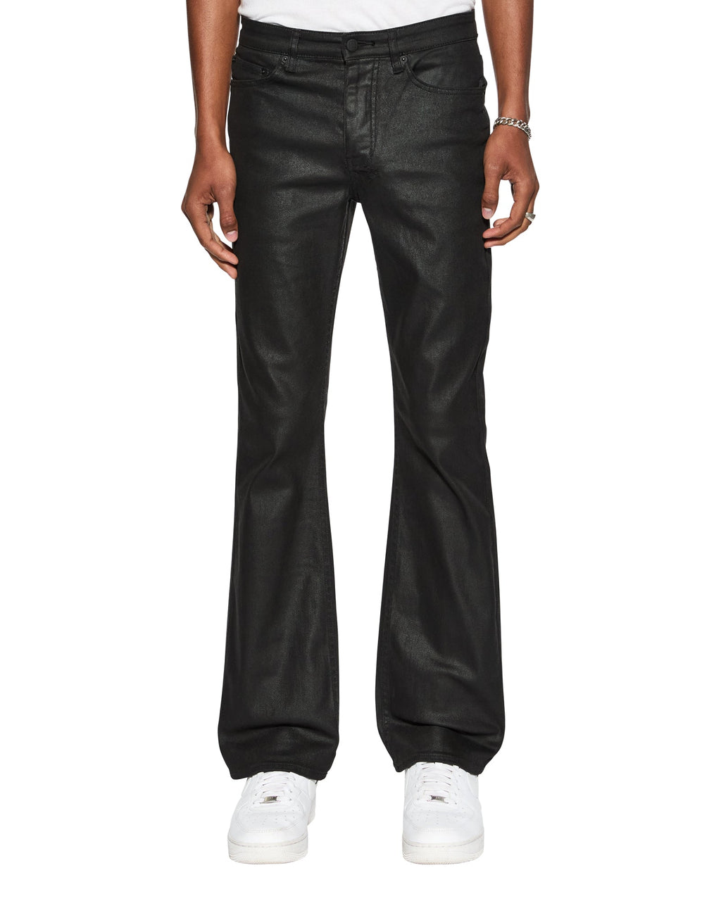 MENS BRONKO BLACK WAX DENIM JEANS