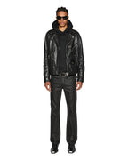 MENS BRONKO BLACK WAX DENIM JEANS
