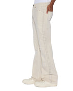 MENS BRONKO IVORY TRASHED DENIM JEANS
