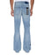 MENS  BRONKO STRIKER PATCHED BOOTCUT DENIM JEANS