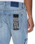 MENS  BRONKO STRIKER PATCHED BOOTCUT DENIM JEANS