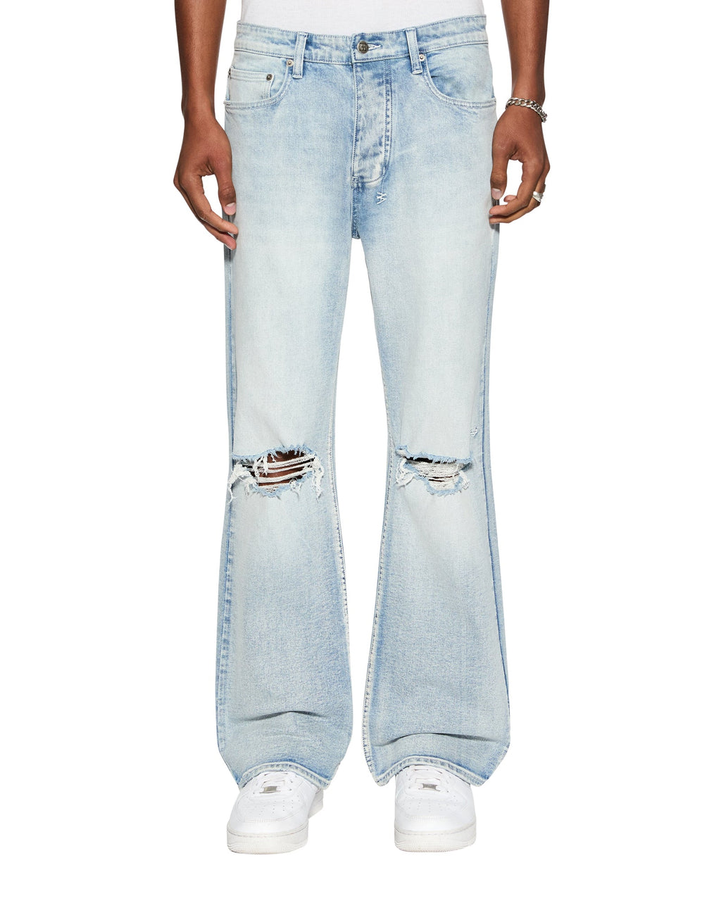 Mens Bronko Legacy Bootcut Denim Jeans - Denim