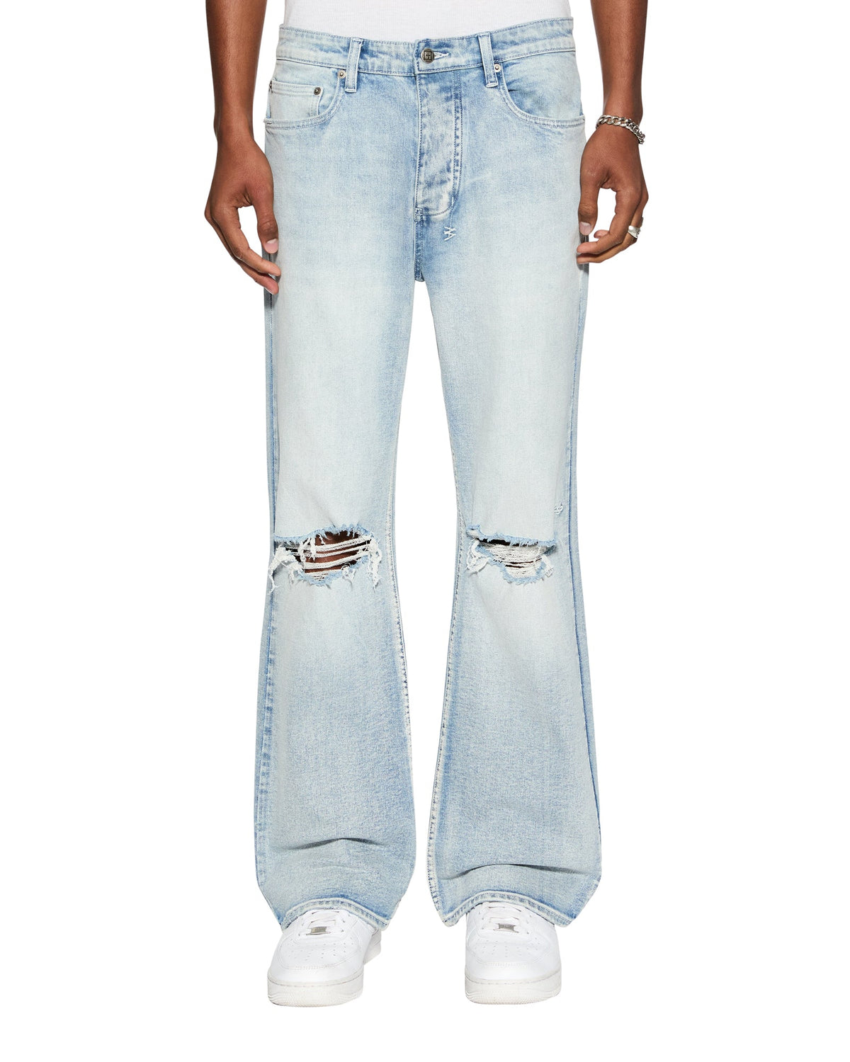 Mens Bronko Legacy Bootcut Denim Jeans - Denim