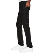 MENS CHITCH LAID BLACK DENIM JEANS